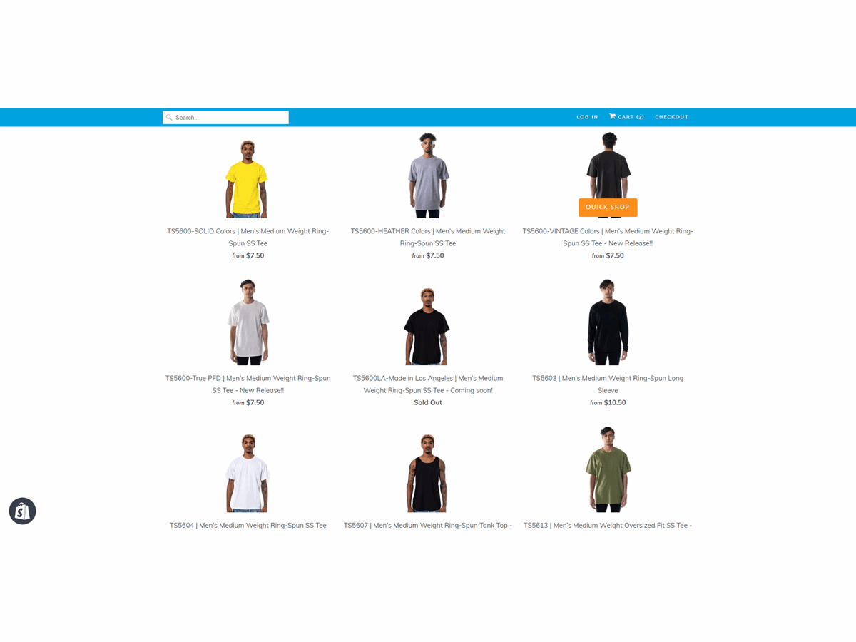 shopify development for apparel